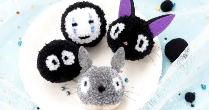 Pompom Characters Made Out Of Yarn - DIY Compilation