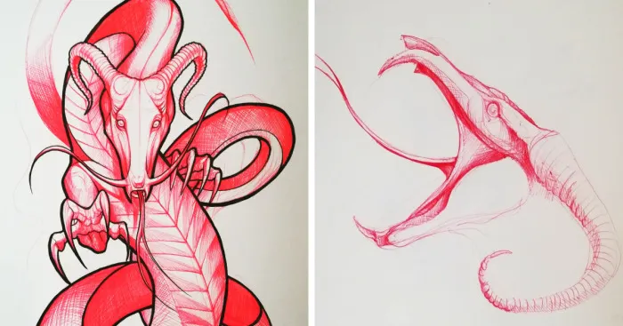 My Black And Red Sketches