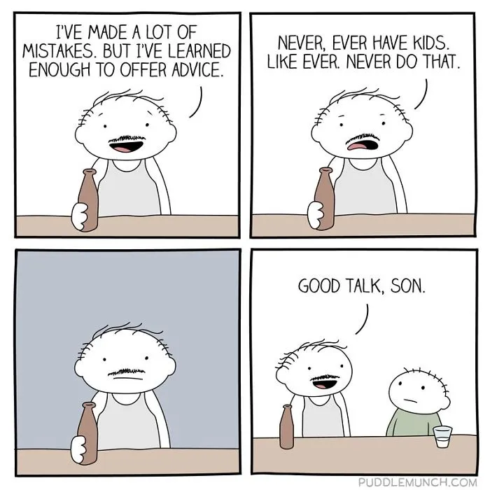 30 Four-Panel Comics For People Who Have A Bit Of A Darker Sense Of Humor