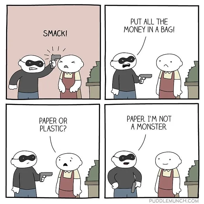 30 Four-Panel Comics For People Who Have A Bit Of A Darker Sense Of Humor