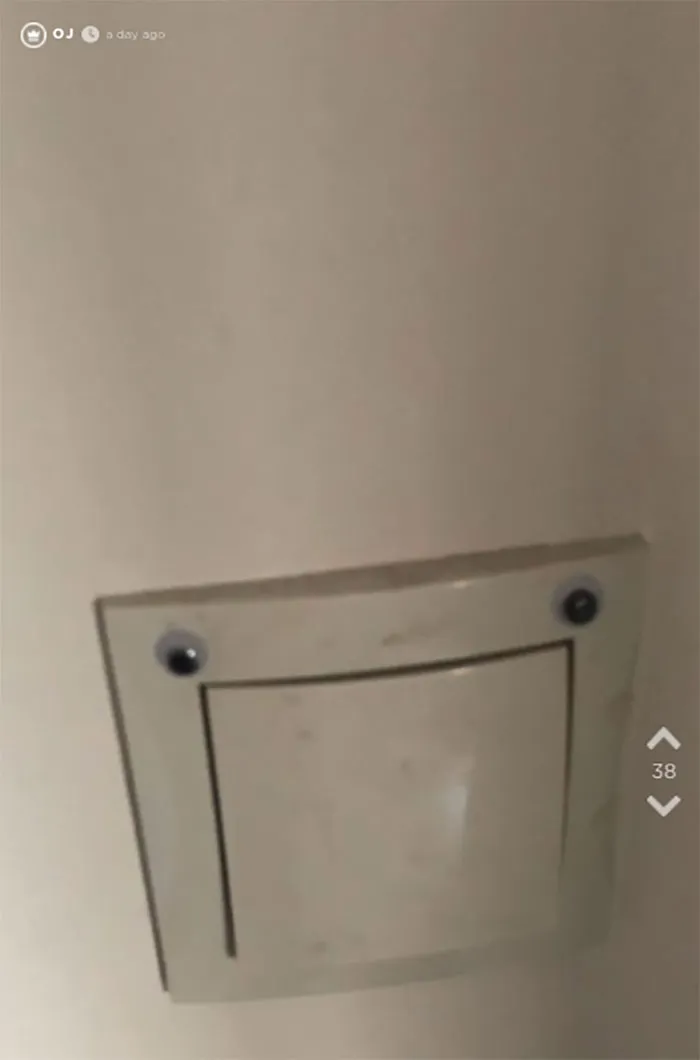 Girlfriend Orders 1K Googly Eyes, Spends 2 Hours Sticking Half Of Them On Everything In Her Boyfriend's Apartment