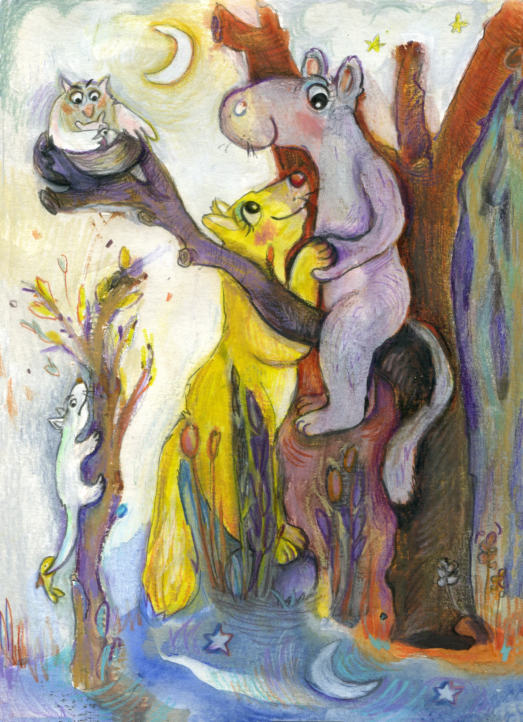 When I Illustrate I Don't Work I Simply Play With Colors