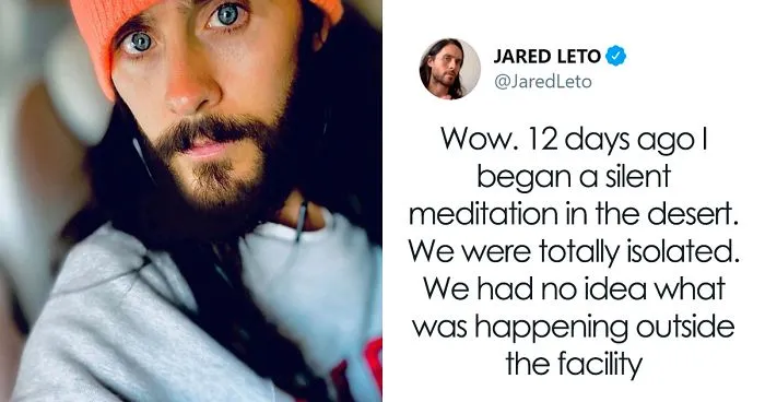 Jared Leto Spent 12 Days In A Silent Retreat Being Clueless About Coronavirus