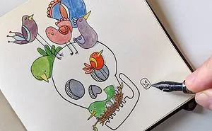 I Spend My Quarantine Illustrating "Calaveritas" With The Ideas Sent By My Instagram Followers.
