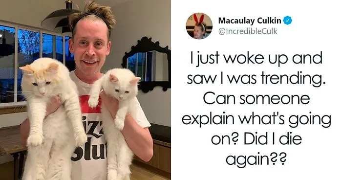 Confused Macaulay Culkin Asks If He Died Again After Waking Up To Find His Name Trending On Twitter