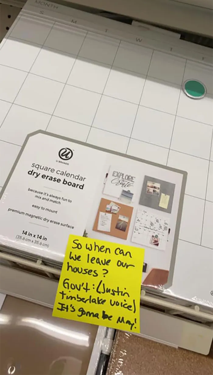 Woman Sticks Funny Notes On Random Objects In Walmart So People Can Have An Unexpected Smile (30 Pics)