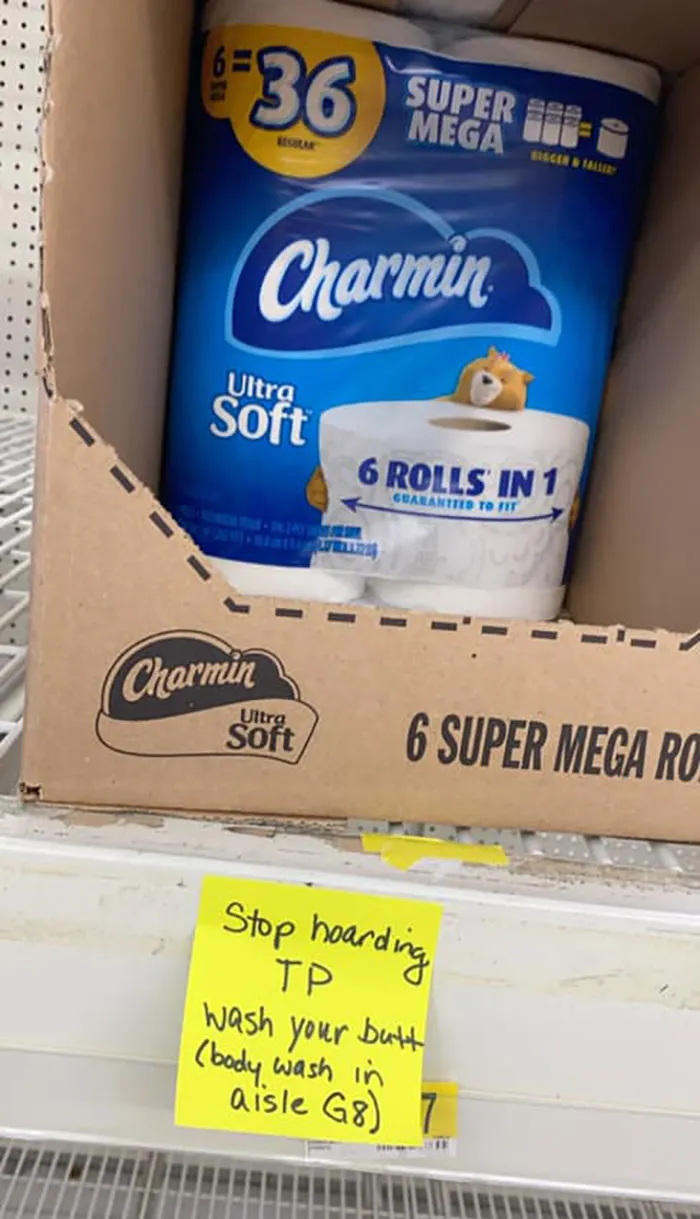Woman Sticks Funny Notes On Random Objects In Walmart So People Can Have An Unexpected Smile (30 Pics)