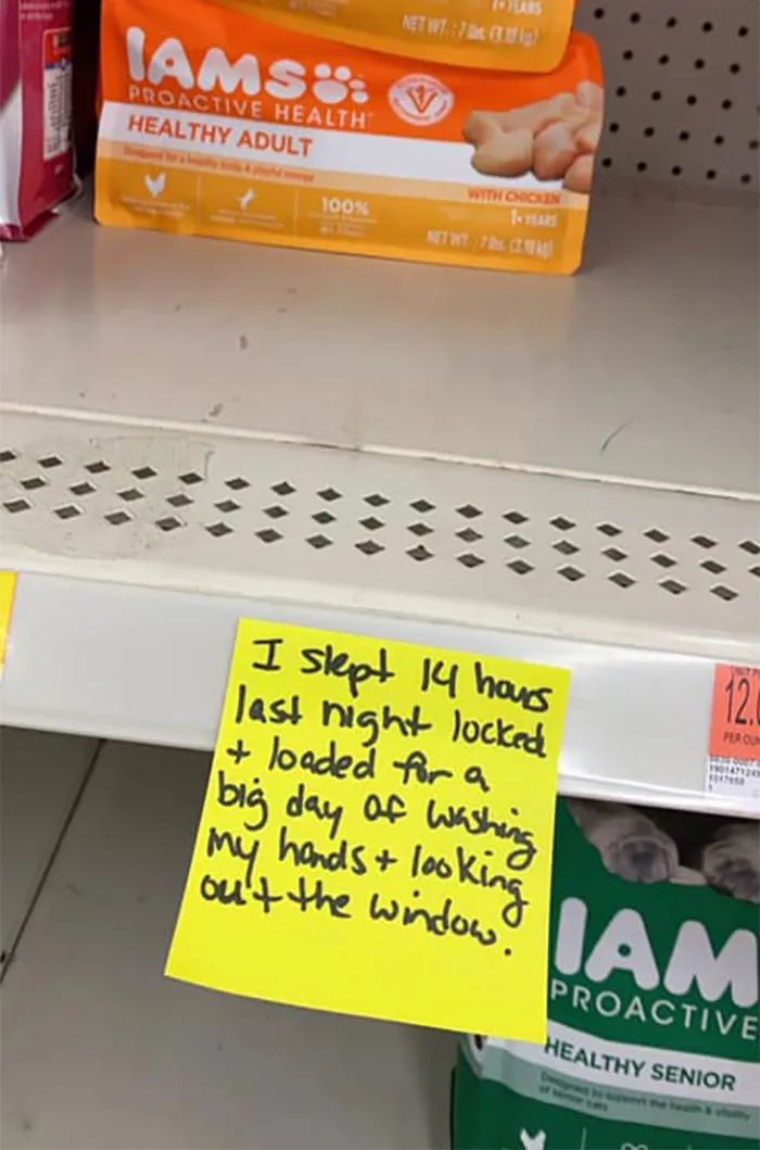 Woman Sticks Funny Notes On Random Objects In Walmart So People Can Have An Unexpected Smile (30 Pics)