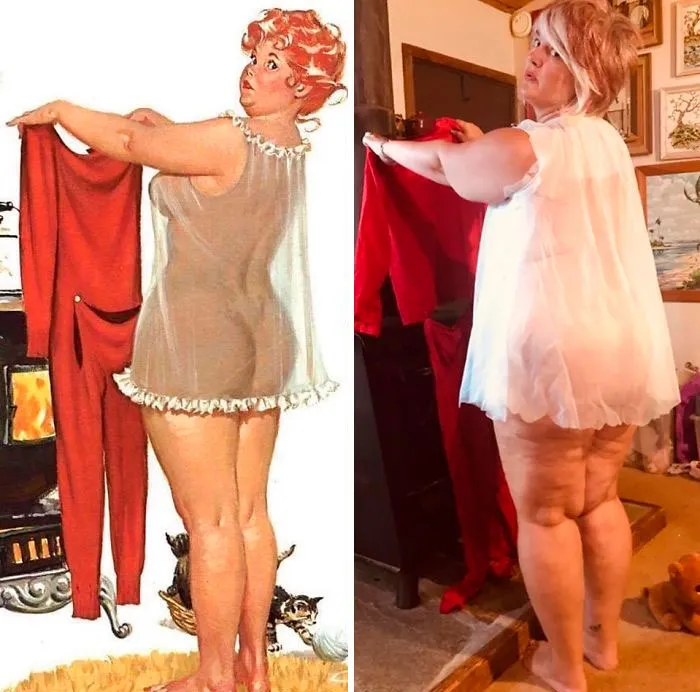Woman Recreates 24 Images Of Hilda, The Forgotten Plus-Size Pin-Up Girl From The 1950s