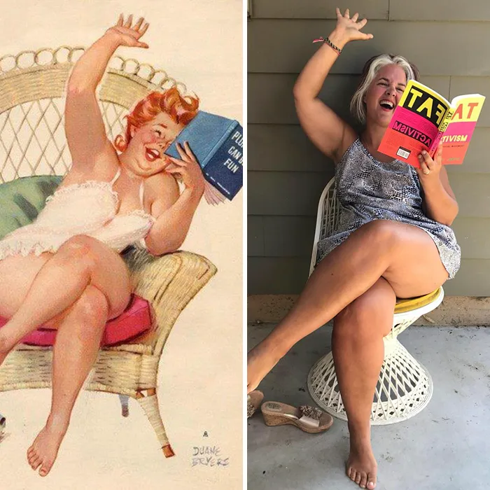 Woman Recreates 24 Images Of Hilda, The Forgotten Plus-Size Pin-Up Girl From The 1950s
