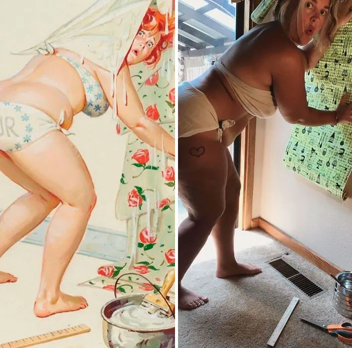 Woman Recreates 24 Images Of Hilda, The Forgotten Plus-Size Pin-Up Girl From The 1950s