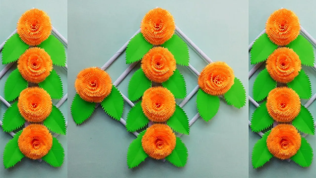 Paper Flower Wall Hanging