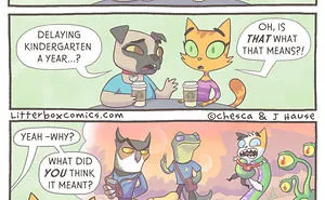 I Illustrate What It’s Like Being A Mom Of Two Boys In My 35 New Cat Comics