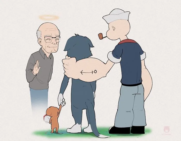 25 Artists Pay Respect To The Late Gene Deitch, The Illustrator Of Tom & Jerry And Popeye