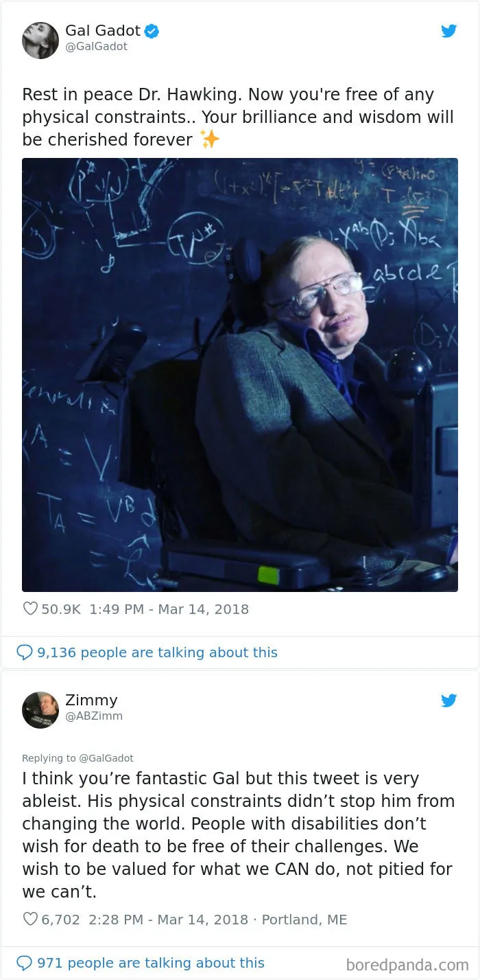 Gal Gadot Called Out For Being ‘Ableist’ On Twitter