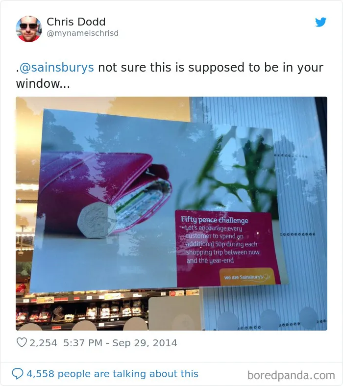 When Sainsbury's Got A Little Confused