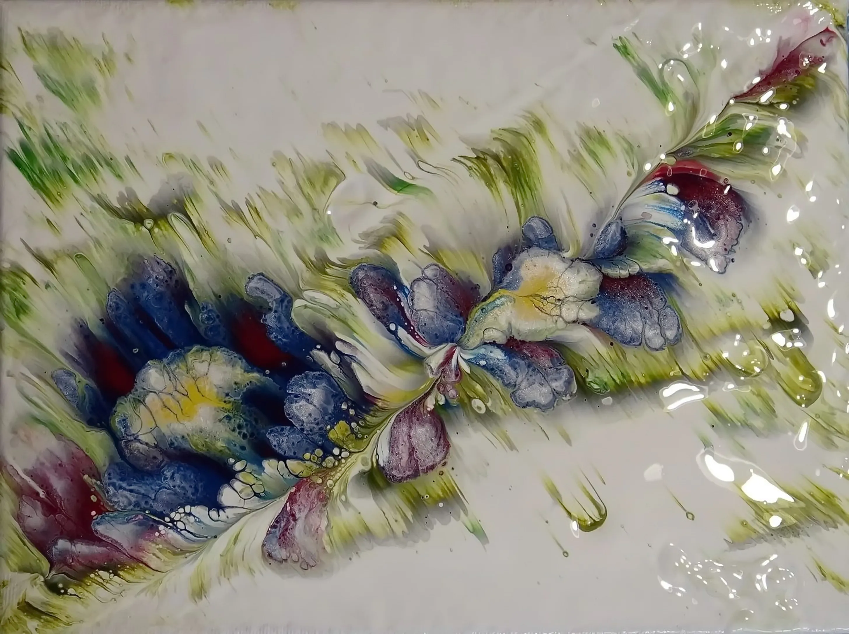 Diagonal Reverse Flower Dip