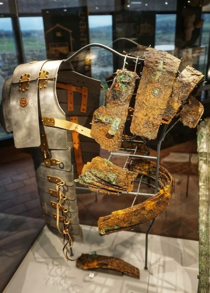 Museum Reconstruction Of Roman Armor