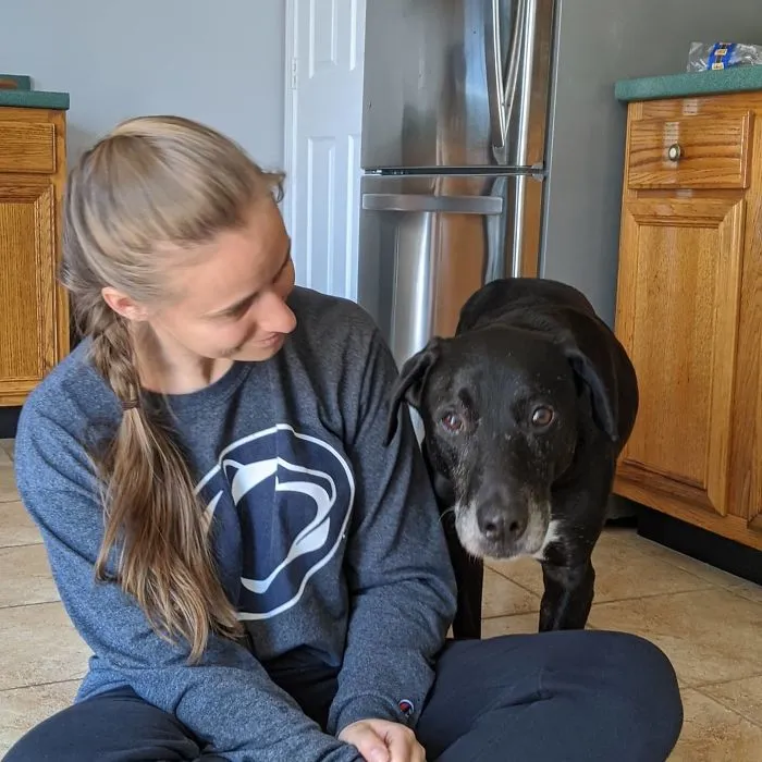 Everyone Meet Jake (7-Years-Old). My Wife (Pictured) And I Adopted Him Yesterday From A Local Shelter
