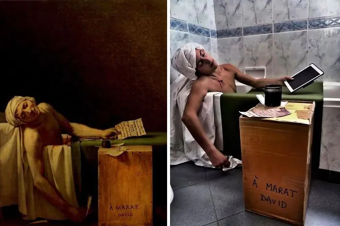 People Are Recreating Famous Paintings In This Spanish Facebook Group, And Here Are 30 Of The Best Ones