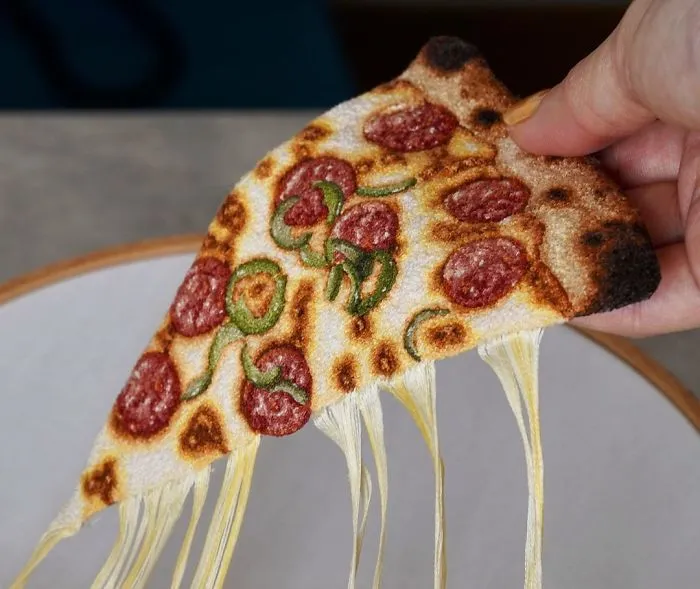 124 Realistic Food Embroidery Designs by Ipnot Might Make Your Mouth Water