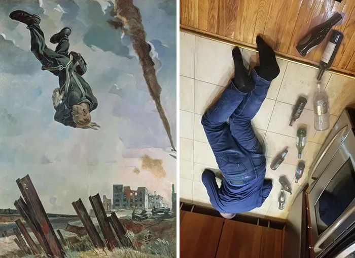 Este grupo de Facebook de Rusia se dedica a recrear famosas obras de arte durante el aislamiento, y aquí tienes las 30 mejores