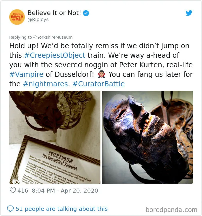 Museums Are Competing Over Who Has The Creepiest Exhibit, And Here Are 30 Of The Best Ones