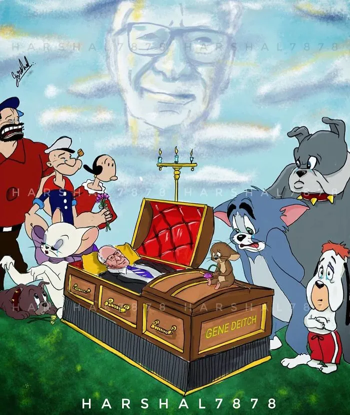 25 Artists Pay Respect To The Late Gene Deitch, The Illustrator Of Tom & Jerry And Popeye