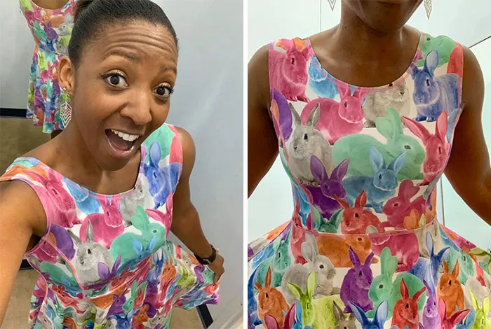 I Went Thrifting And Did Not Expect To Find This Year’s “Easter Dress” In All Its Glory Hanging Before Me!!!!!