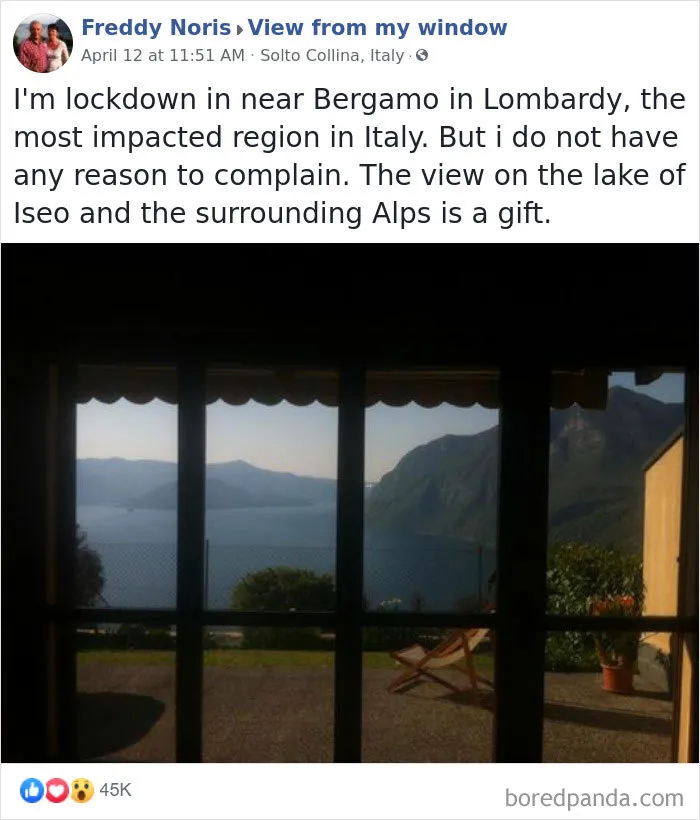 Insanely Popular Online Group Has People Sharing Their 'View From My Window' And Here Are The 40 Best Submissions
