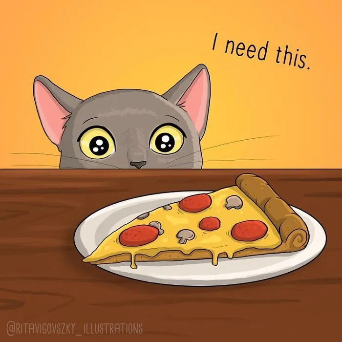 Artist Illustrates Everyday Life With A Cat In These 31 Relatable Comics
