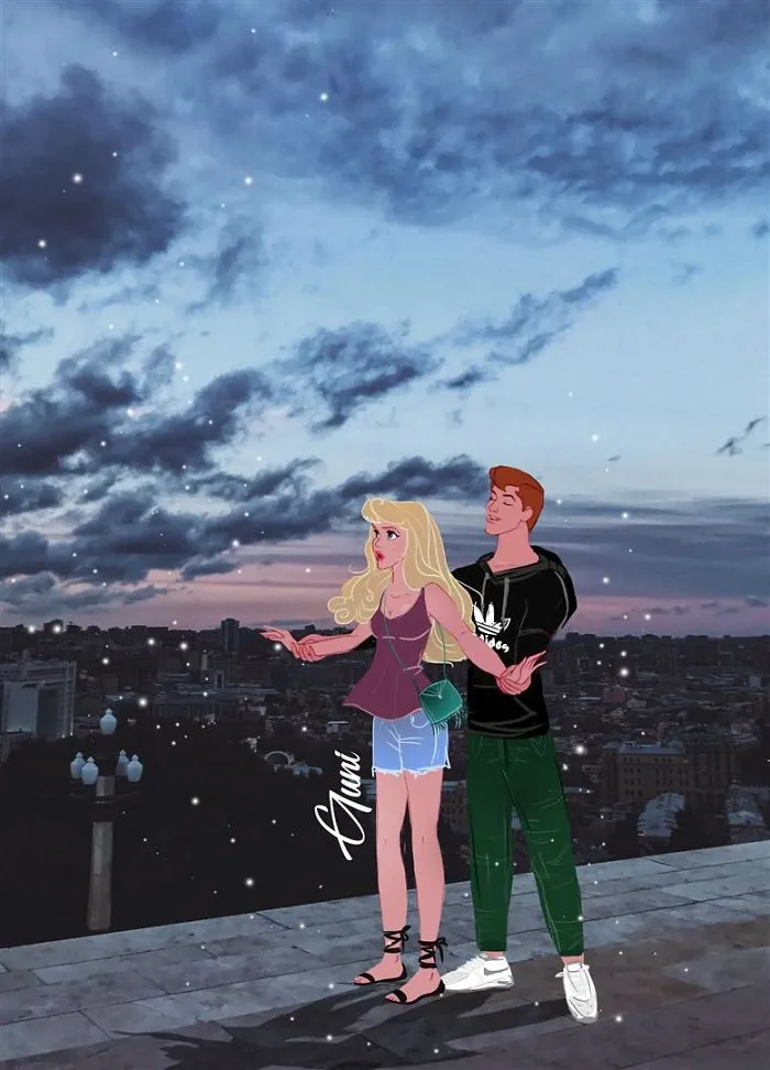85 Pics Of What "Living Happily Ever After" Looks Like For Disney Princesses, As Imagined By Russian Artist Guni