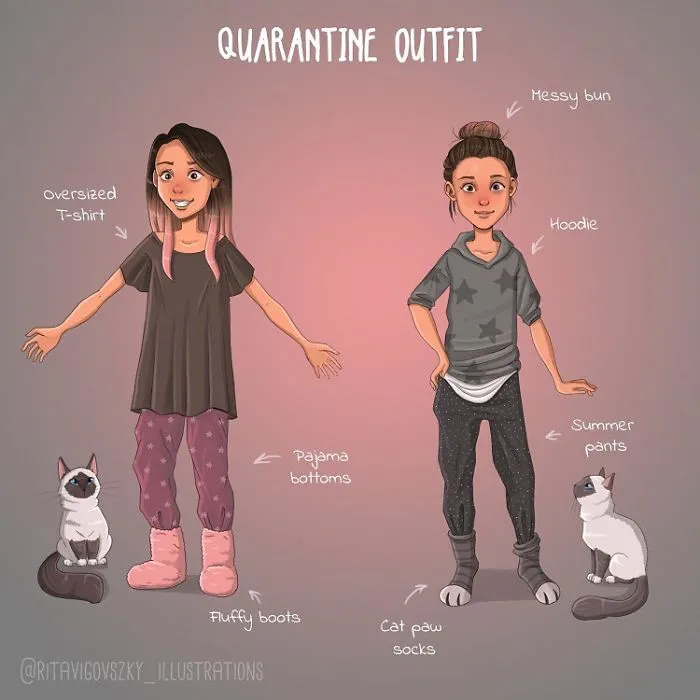 Artist Illustrates Everyday Life With A Cat In These 31 Relatable Comics
