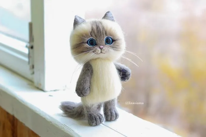 Russian Artist’s Felted Wool Animals Might Stun You With Their Cuteness (67 Pics)