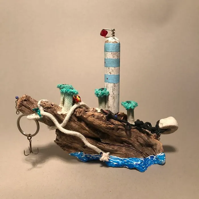 I Recycled 50 Kilograms Of Beach Trash And Made These Miniatures (39 Pics)