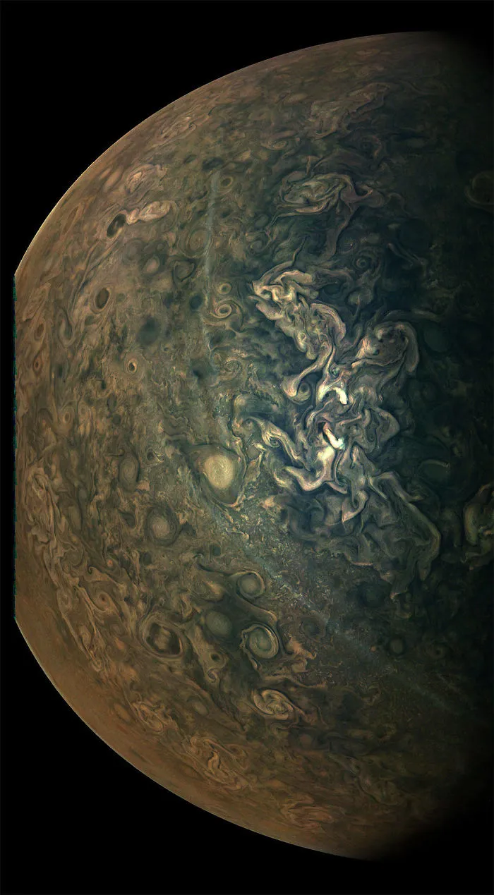 La NASA ha compartido 30 increíbles imágenes en alta definición del mayor planeta de nuestro Sistema Solar: Júpiter