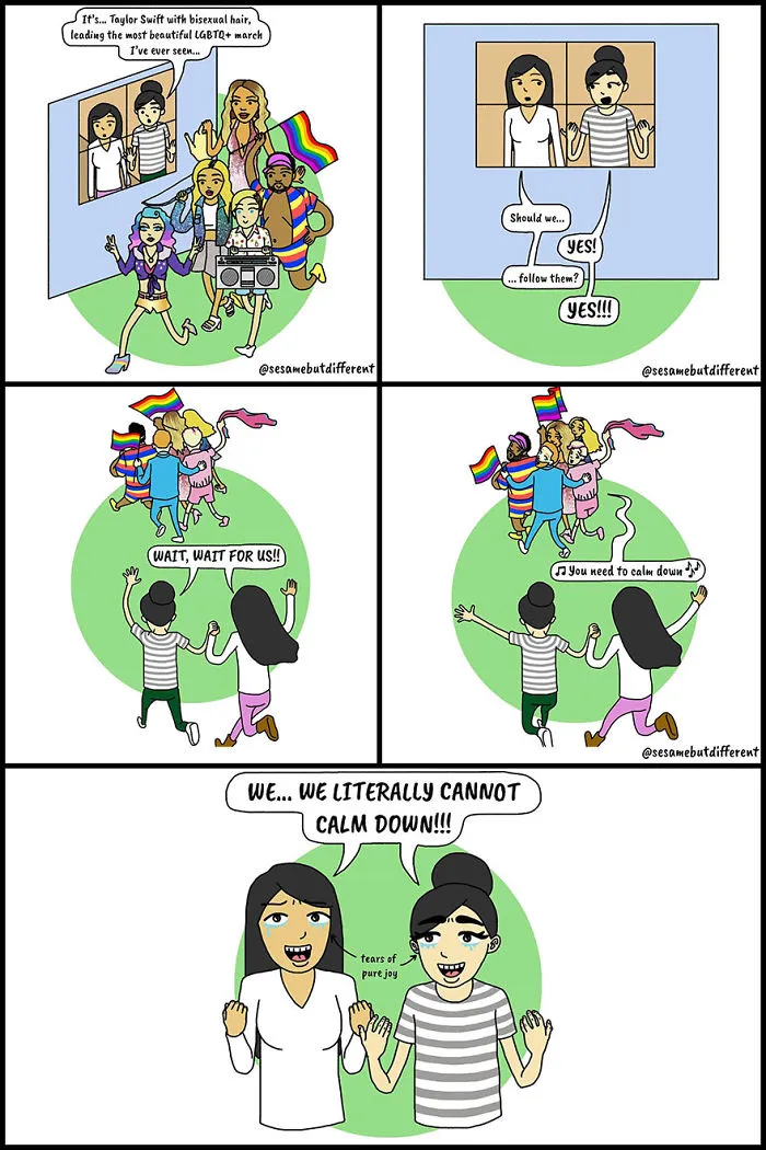 30 Cute And Heartwarming Lesbian Comics About My Relationship With My Girlfriend