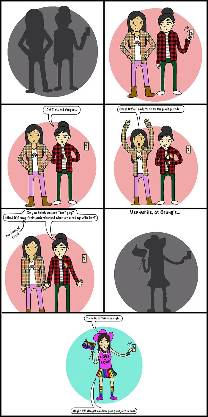 30 Cute And Heartwarming Lesbian Comics About My Relationship With My Girlfriend