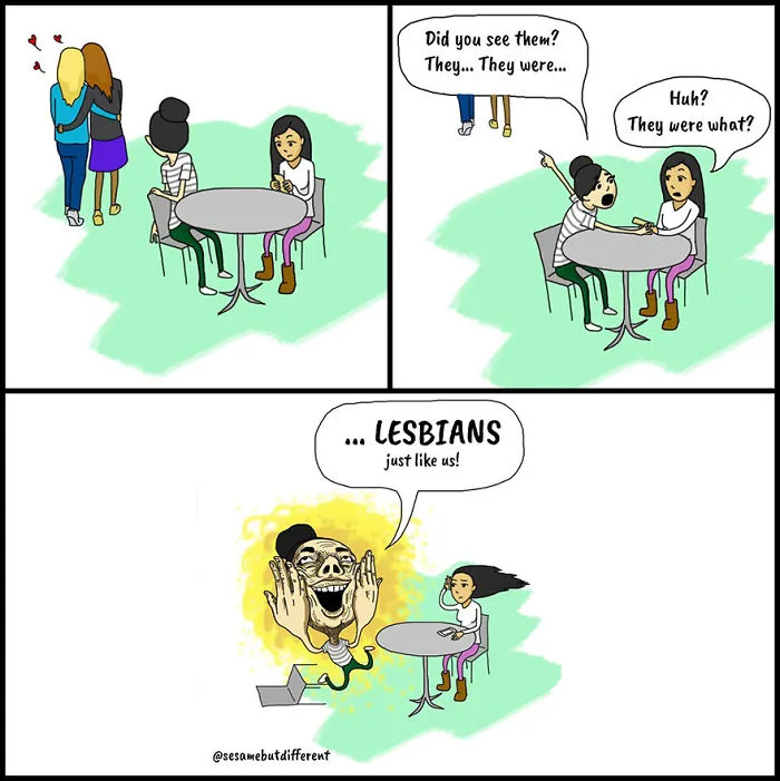30 Cute And Heartwarming Lesbian Comics About My Relationship With My Girlfriend
