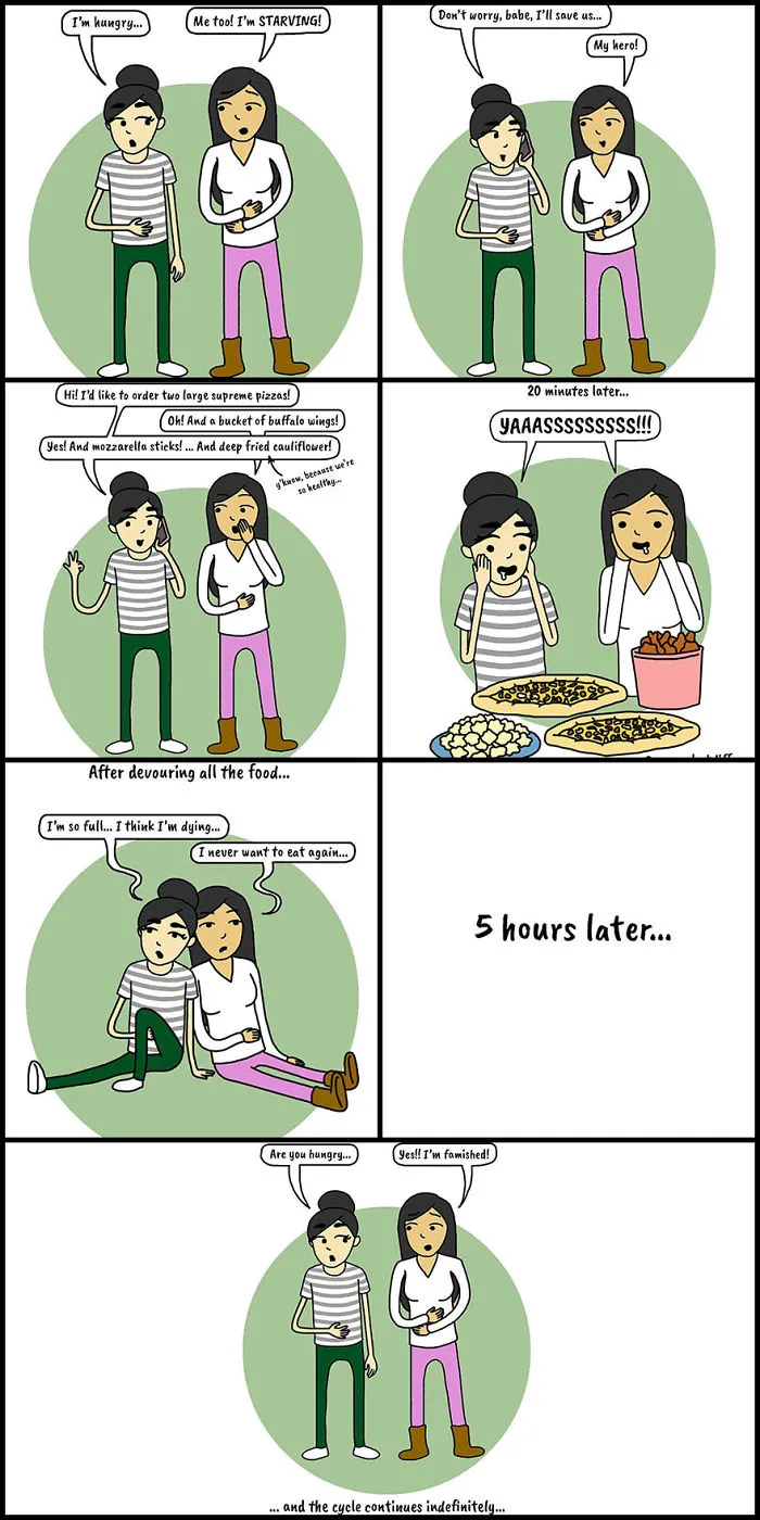 30 Cute And Heartwarming Lesbian Comics About My Relationship With My Girlfriend