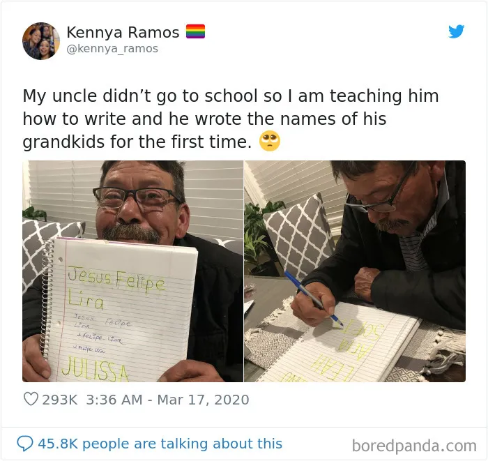 Uncle Looks So Happy