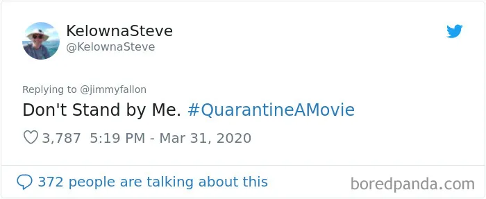 30 Of The Funniest Answers To Jimmy Fallon's Challenge To 'Quarantine A Movie'