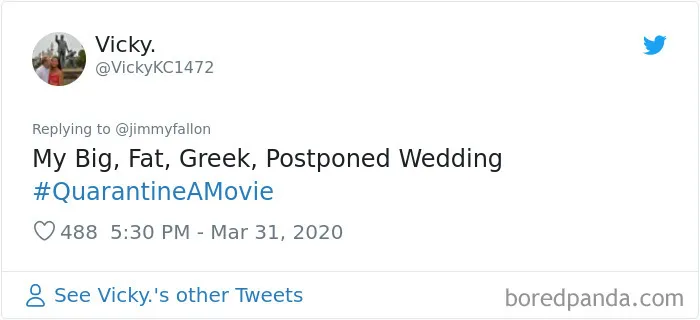 30 Of The Funniest Answers To Jimmy Fallon's Challenge To 'Quarantine A Movie'