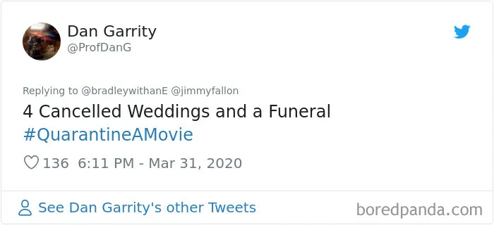 30 Of The Funniest Answers To Jimmy Fallon's Challenge To 'Quarantine A Movie'