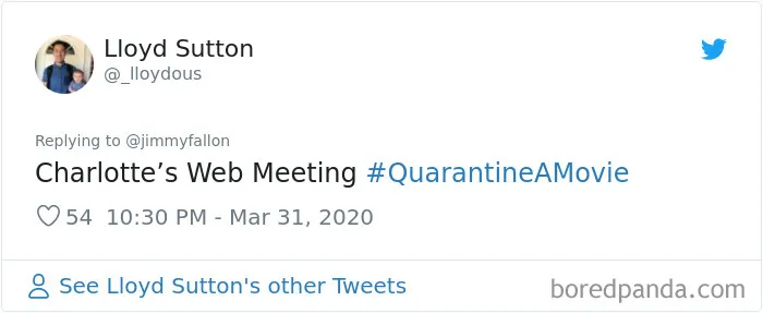 30 Of The Funniest Answers To Jimmy Fallon's Challenge To 'Quarantine A Movie'