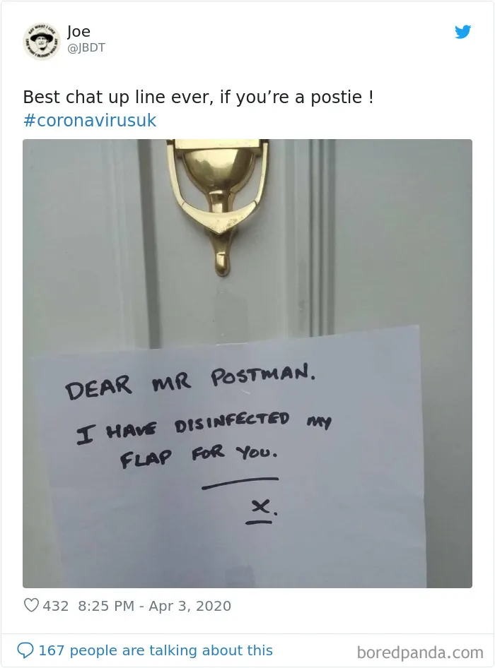 30 Hilarious Tweets That Prove Brits Have Kept Their Sense Of Humor During The Quarantine