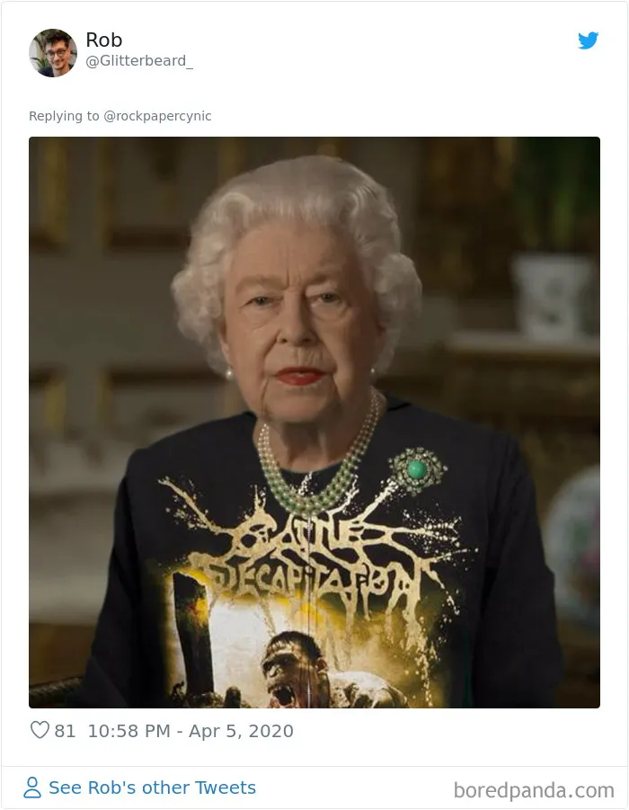 The Queen Of England Gives A Speech In A Green Dress And The Photoshoppers Know What To Do (35 Pics)
