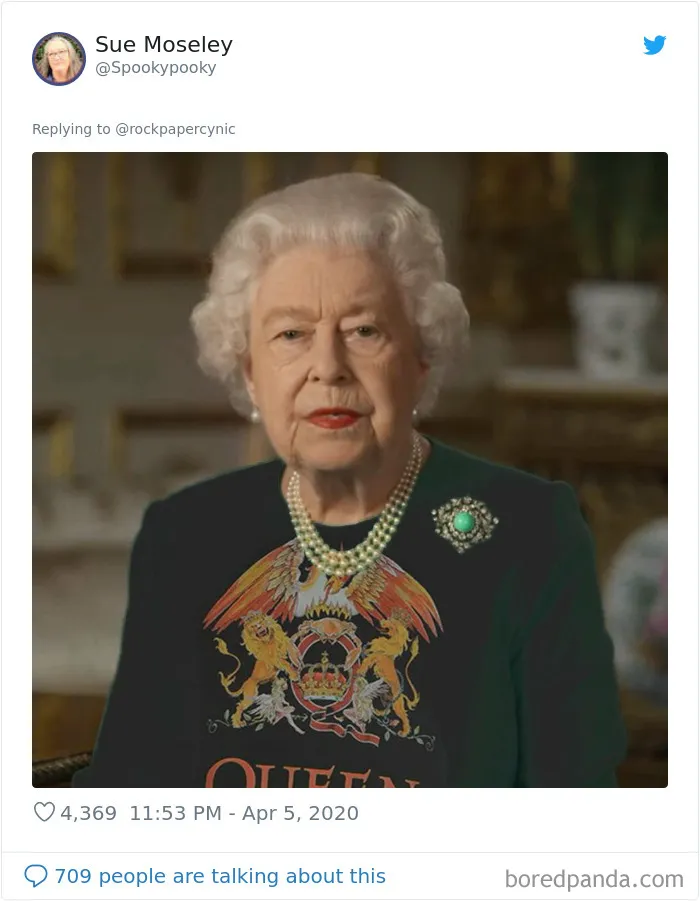 La Reina de Inglaterra dio un discurso vestida de verde y la gente sacó el Photoshop a relucir (35 imágenes)
