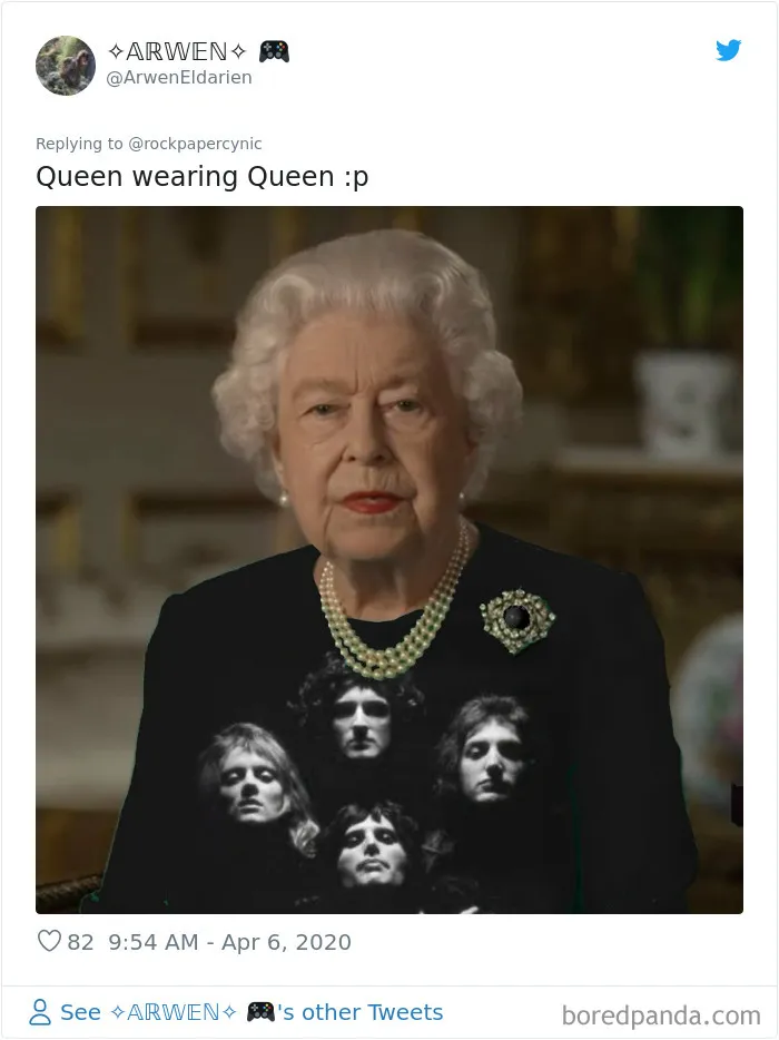 La Reina de Inglaterra dio un discurso vestida de verde y la gente sacó el Photoshop a relucir (35 imágenes)