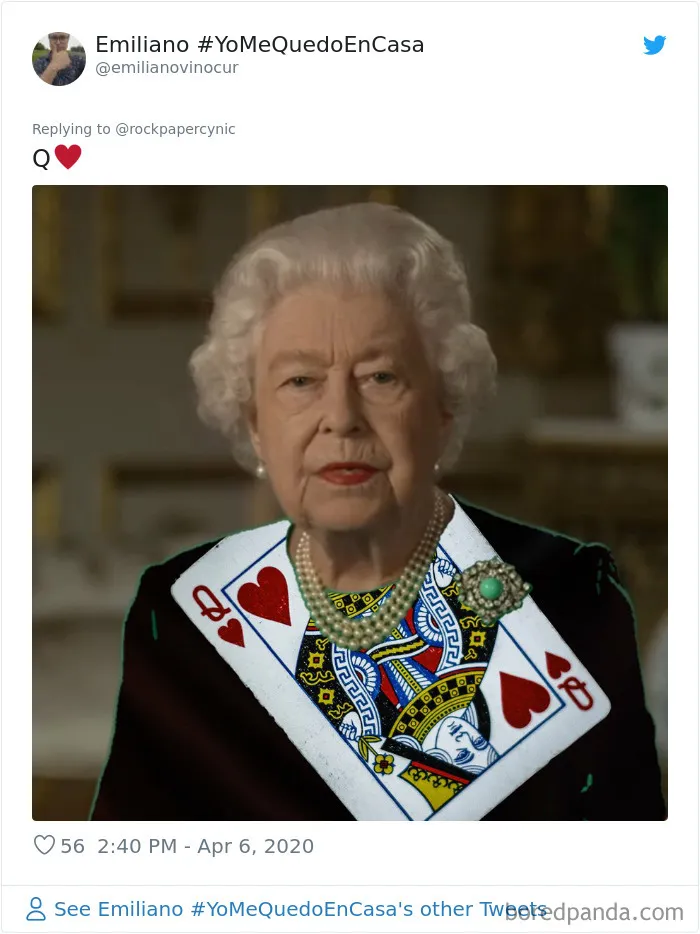 La Reina de Inglaterra dio un discurso vestida de verde y la gente sacó el Photoshop a relucir (35 imágenes)